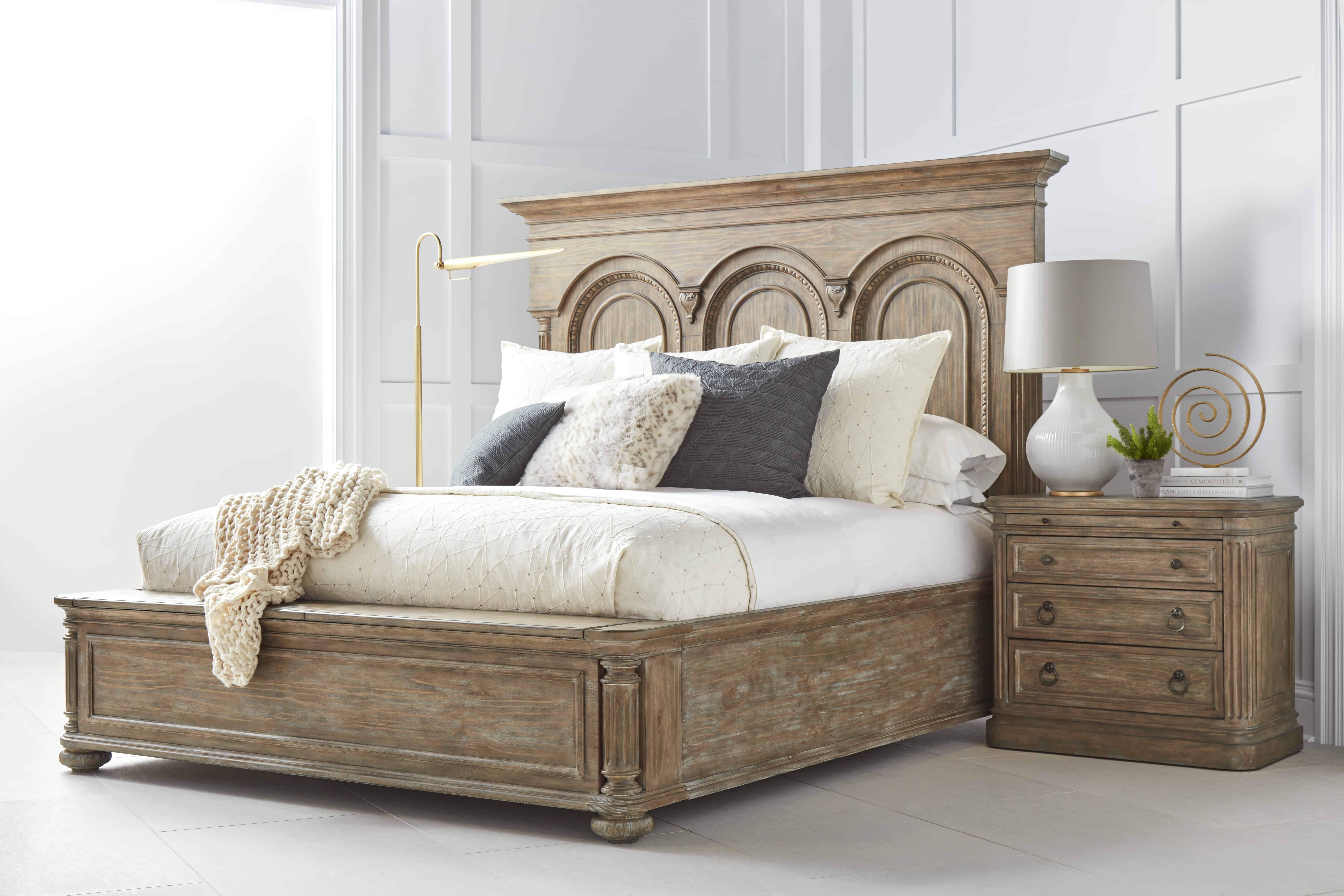 Architrave King Panel Bed Art Furniture, King Panel Bed