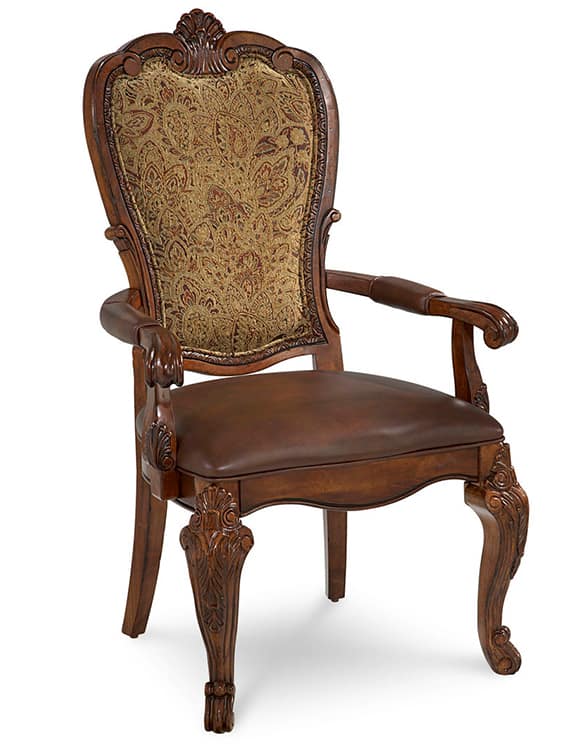 antique wooden chairs with arms